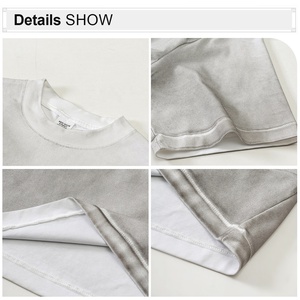 Bán Buôn Cổ Điển Cotton Heavyweight Đường Phố Mặc Áo Thun Và Quần Short Thiết Lập Chất Lượng Cao Tùy Chỉnh In Ấn T Áo Sơ Mi Và Bộ Ngắn - Product Image 4