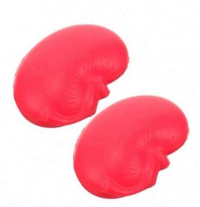 Balle anti-stress en mousse PU en forme de rein avec logo personnalisé pour la promotion, jouet anti-stress pour enfants - Product Image 2