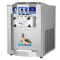 Machine à Glace Molle Électrique Commerciale en Acier Inoxydable, Personnalisation Disponible