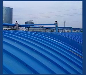 Material de fibra de vidrio personalizado Anti corrosión FRP Composites cubierta plástico fibra de vidrio aguas residuales piscina tanque cubierta placa - Product Image 6