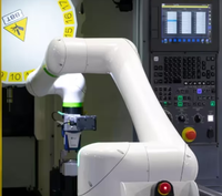 Robot collaboratif à 6 axes FANUC CRX-5iA 5 kg |   Étanche IP67 |   Pas besoin de clôture |   Drag-to-Teach |   Installation facile