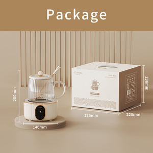 Bouilloire Électrique en Verre de Haute Qualité avec Contrôle de Température, Mini <span class=keywords><strong>Chauffe</strong></span>-<span class=keywords><strong>Eau</strong></span> Électrique : Bouilloire à <span class=keywords><strong>Eau</strong></span> Chaude Miniature de 400 ml - Product Image 6