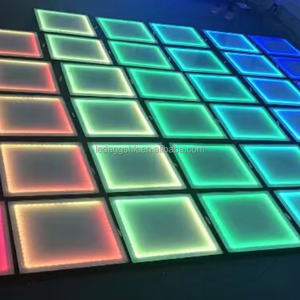Pista de Baile Portátil LEDA, Nueva Pista de Baile con Luces de Chispas, Pista de Baile 3D para DJ, Discoteca, Bodas, Pista de Baile con Espejo Infinito, Paneles de Pista de Baile LED RGB - Product Image 2