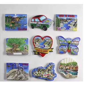 도매 공장 직판 3D 맞춤 도시 레진 기념품 냉장고 자석 지역 도시명 냉장고 자석 - Product Image 5