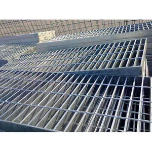 Hot DIP Galvanized Industrial Mill Finish Plain or Serrated Steel Platform Walkway Bar Grating