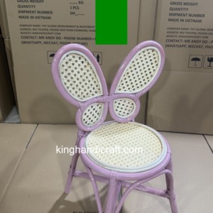 Chaise Enfant en Rotin Faite à la Main Personnalisée en Gros pour Location Événementielle, Mariage, Décoration – Mobilier Bébé et Enfant Naturel et Écologique - Product Image 5