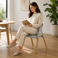 Chaise haute convertible 4-en-1 pour bébé, réglable en hauteur, avec tableau de dessin pour repas à domicile