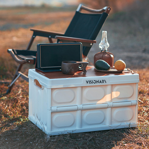 2022 New Outdoor Camping 20L 30L 50L <b>Folding</b> <b>Storage</b> <b>Box</b> Home Wooden Cover <b>Storage</b> <b>Box</b> Car <b>Storage</b> <b>Box</b> - Product Image 3