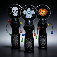 Halloween-Party LED Leuchtstab mit Drehfunktion und Blinklicht für Süßes oder Saures, Partys und Kostüme