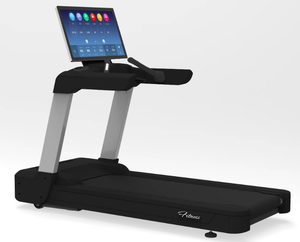 Tapis roulant commercial à écran tactile de 32 pouces, système Android, vitesse de 1 à 20 km/h, inclinaison de 0 à 20 %, équipement de course robuste pour salle de sport - Product Image 1