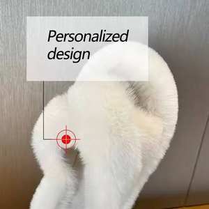 Tendencia de Moda, Zapatillas de Mujer para Otoño, Cálidas y Peludas para Exteriores, con Diseño de Deslizamiento - Product Image 2