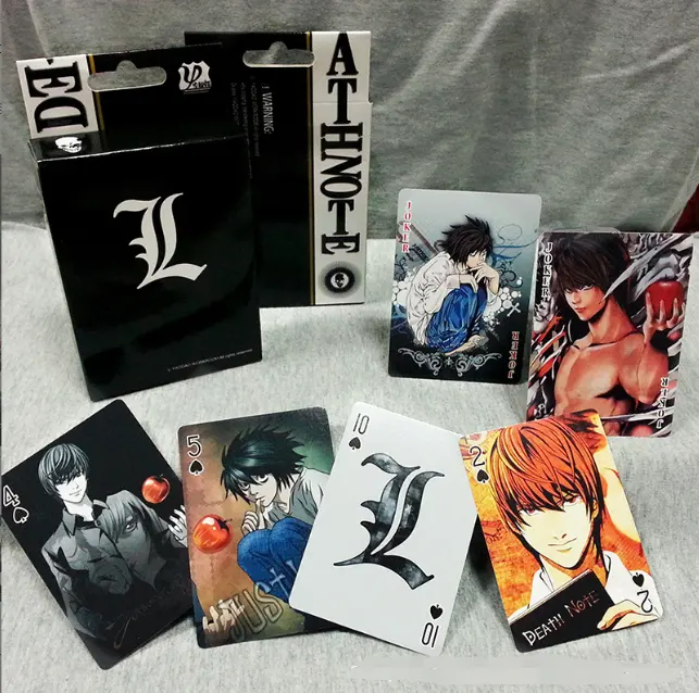 Murah Tahan Lama Anime Jepang Death Note Poker Bermain Kartu Black Poker Death Note