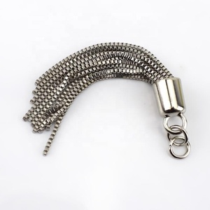 Meetee TF004 Hợp Kim Tassels Túi Xách Phụ Kiện Phần Cứng Mặt Trang Trí Mặt Dây Đeo Clasp Keychains Bag Tua Ornament - Product Image 6