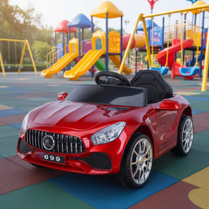 Elektrisches Kinder-Vierrad-Fahrzeug mit Fernbedienung aus Kunststoff für Jungen und Mädchen mit Doppeltür-Design Aufsitz-Autos - Product Image 5