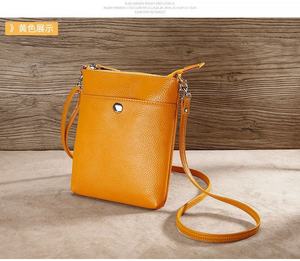 Andong Shoulder Sling Bag for Women Girls Genuine Cow Leather New Ladies Casual <b>Small</b> Bags Fashion <b>Purse</b> Phone Pocket - Product Image 2