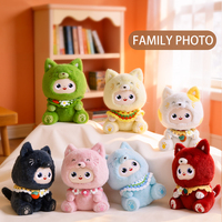 Jopark ODM Creativo e Carino Gatto Rosa Seduto AI Peluche Chat GPT 4po Mini Modello AI Giocattolo Compagno Intelligente Regali Speciali