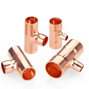Factory Price Copper Tee High Quality Copper Equal Diameter Tee Small and Middle Diameter <b>Pipes</b> Copper Tee - Product Image 5