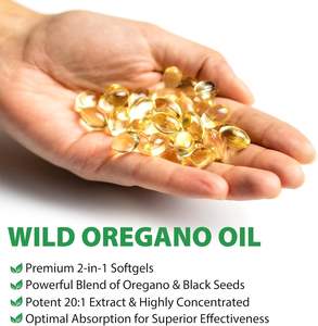 Huile de nigelle et huile d'origan biologiques et naturelles, 300 gélules pour le soutien immunitaire des adultes et les <span class=keywords><strong>bienfaits</strong></span> antioxydants - Product Image 5