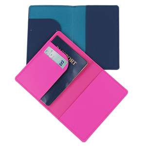 רב תפקודי pu חומר נסיעות כיסוי דרכון כרטיס טיסה מגן במקרה של מעבר לים מעבר לים נוח - Product Image 2