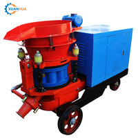 Máquina de Hormigón Proyectado Húmedo Pequeña con Motor/Propulsor, Producción de 3-7m3/h, Agregado de 20mm para Construcción de Piscinas y Alcantarillas