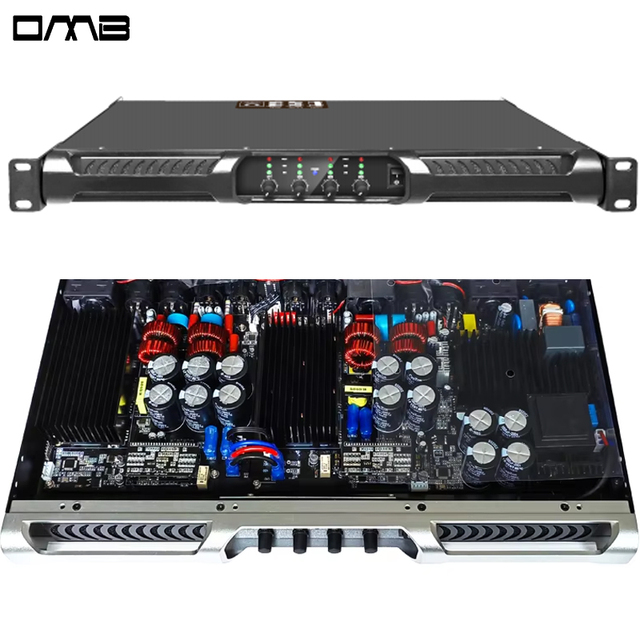 PFA3K4  Power 4Ω 500W 4 Channel PFC Class D  DSP Digital Professional Audio Amplifier