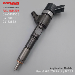 High Quality 0445110558 Common Rail Fuel Injector 04123831 Diesel Injection Nozzle for Deutz KHD TCD 3.6 L4 Engine Tractor - Product Image 1