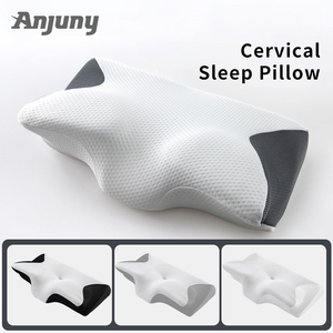<span class=keywords><strong>Almohada</strong></span> de Cama Ergonómica de Espuma Viscoelástica Sólida JeeBay, Diseño Ortopédico Cervical, Relleno 100% <span class=keywords><strong>Fibra</strong></span> de Poliéster, 1.3 kg, Sueño Saludable y Profundo - Product Image 1