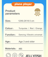 Jouet électrique dansant en forme de méduse et de pieuvre lumineuse pour enfants, petit format, prix bas