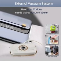 95kPa 135W 4-8L/min sellado 30cm humedo seco 5mm 7mm junta de silicona envasadora al vacio selladora al vacio de alimentos