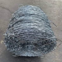 Alambre de púas de zinc galvanizado, precio por metro, tipos de alambre de púas en Egipto, cadena de alambre de púas Moissanite
