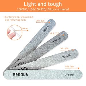 Lime per unghie Zebra bianche in legno usa e getta a prezzo di fabbrica con grana No.80/100/120/150/180/240 - Product Image 6