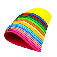 Rotolo di Fogli EVA Colorati Spessi 2mm Non Adesivi per Artigianato Fai-da-te, Cosplay, Scrapbooking e Decorazioni per Feste