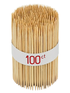 [MEJOR VENTA] |   Brochetas de bambú rectas de 20cm, 25cm, 30cm de largo y 2.8mm, 3mm de diámetro para barbacoas al aire libre, procedentes de Vietnam. - Product Image 1