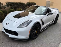 Chevrolet Corvette Cabriolet 2024 d'occasion, conduite à gauche, sièges en cuir, écran tactile automatique, phares au xénon, caméra de recul