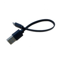 Câble de banque d'alimentation personnalisé 20cm câble Micro Usb court plat Usb pour casques 2A cordon de charge
