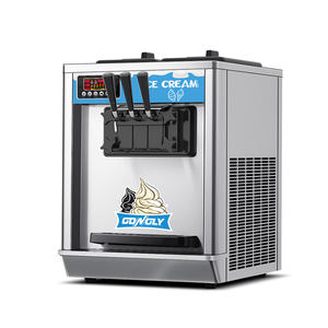 Gongly usine deux saveurs Machine à gelato italienne commerciale petite machine à crème glacée avec pré-refroidissement - Product Image 1