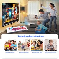 Nouvelle conception 2023 Pandora 3d Wifi Plus Arcade Box 9000 en 1 avec téléchargement Wifi Jeu rétro Arcade Jeu vidéo Console de jeu Pandora