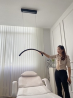 NOUVEAU Lampe de remplissage demi-lune en métal à fixation murale ou plafond pour salon, spa, tatouage, barbier, maquillage, cils – Éclairage mural pour tatouage