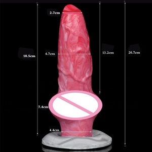 Dildo de Fantasía con Nudo Grande, Pene de Lobo Realista, Juguetes Sexuales para Mujeres, Tapón Anal, Herramientas de Masturbación Femenina - Product Image 6