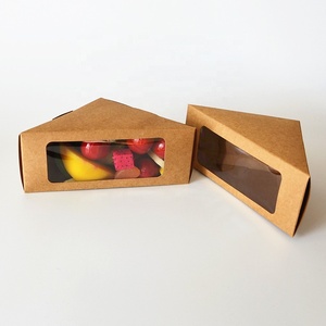 Bán Chạy Hộp Đóng Gói Bánh Sandwich Trong Suốt Có Cửa Sổ Các Tông Hình Tam Giác Hộp Đóng Gói Bánh Sandwich Lấy Đi Dùng Một Lần - Product Image 6