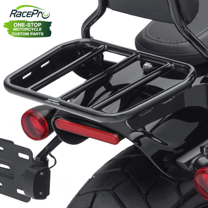 RACEPRO แร็คกระเป๋าท้ายรถจักรยานยนต์,แร็ค2นิ้วสำหรับ Harley Sport Glide FLSB <span class=keywords><strong>Low</strong></span> <span class=keywords><strong>Rider</strong></span> <span class=keywords><strong>S</strong></span> FXLRS 2021 2022 - Product Image 2