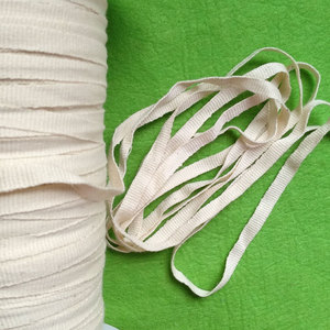 We09 nhà sản xuất bán buôn 7 Mét bông băng offwhite có thể DTM sử dụng trên Hàng may mặc móc áo vòng lặp - Product Image 6