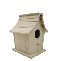 Kit DIY de maisonnettes pour oiseaux en bois massif pour enfants, décoration pour perroquets, maisonnettes pour oiseaux en bois à motifs animaux en gros pour l'artisanat