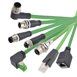 M8 M9 M12 M16 M23 7/8 Series Câble <span class=keywords><strong>Ethernet</strong></span> 3p 4p 5p 6p industriel moulé pour montage sur panneau circulaire IP67 IP68 Connecteur de <span class=keywords><strong>10</strong></span> mètres - Product Image 5