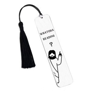 Cross-Border Hot Sale Stainless Steel <b>Bookmark</b> Tassel Style Fun <b>Gift</b> for Reading Lovers - Product Image 3