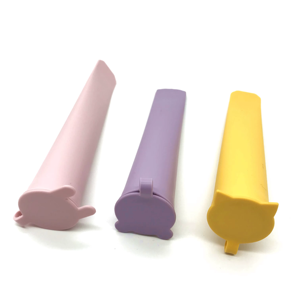 Moules à sucettes glacées en silicone - Fabricant de glaces réutilisable de qualité alimentaire avec couvercles anti-fuite, multi-usages pour yaourt glacé - Product Image 6