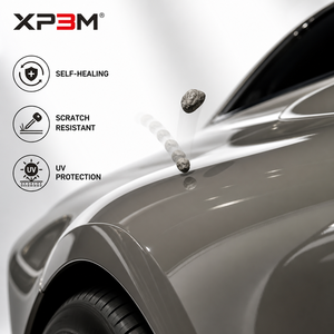 Film de protection de peinture (PPF) en vinyle TPU brillant OEM XP3M gris roche, 7,5 mil, auto-réparant, anti-rayures, anti-jaunissement, avec canaux de décompression d'air - Product Image 2