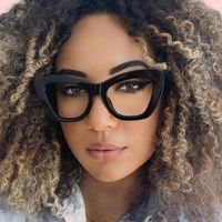 Montures de lunettes anti-lumière bleue œil de chat pour femmes, mode européenne et américaine, monture complète, optiques, pour la lecture