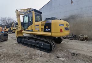 Excavadoras usadas japonesas originales de alta calidad, excavadora Komatsu de 20 toneladas, excavadora hidráulica de orugas Komatsu de gran oferta, excavadora de pc200-8 - Product Image 5