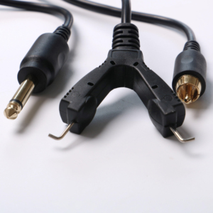 Cable de Alimentación RCA con Clip Doble de Silicona para Máquina de Tatuar con Juego de Agujas Desechables para Uso en Estudio - Product Image 4